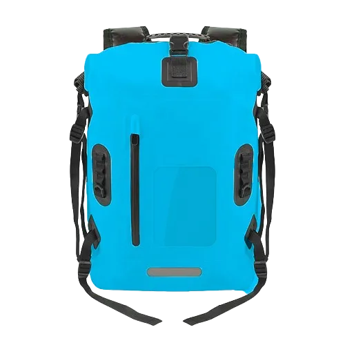 Adventure Travel Waterproof Backpack. blue