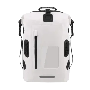 Adventure Travel Waterproof Backpack. white, aybolsa