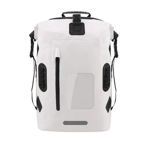 Adventure Travel Waterproof Backpack. white, aybolsa