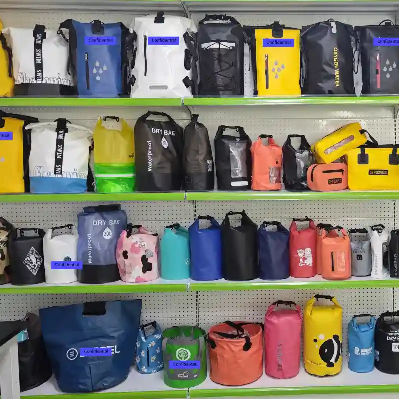 Aybolsa waterproof bags samples showroom