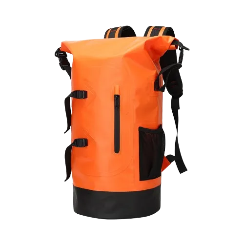 kayaking waterproof backpack, orange