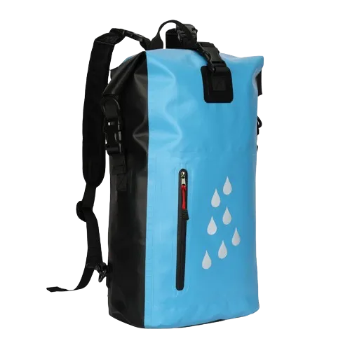 multi-functional waterproof backpack, blue