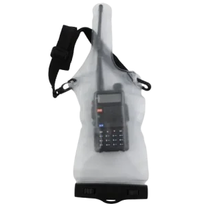 walkie talkie waterproof pouch, white color