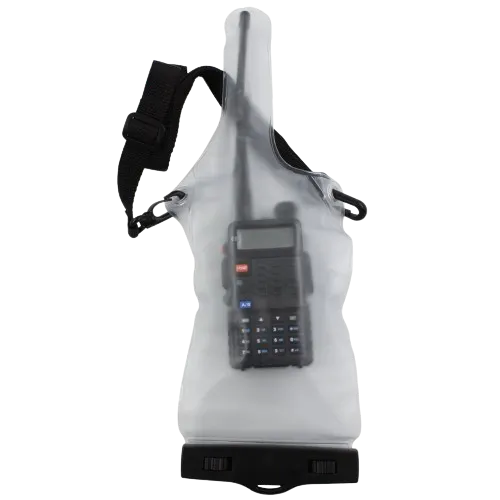 walkie talkie waterproof pouch, white color