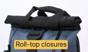 Roll-top closures